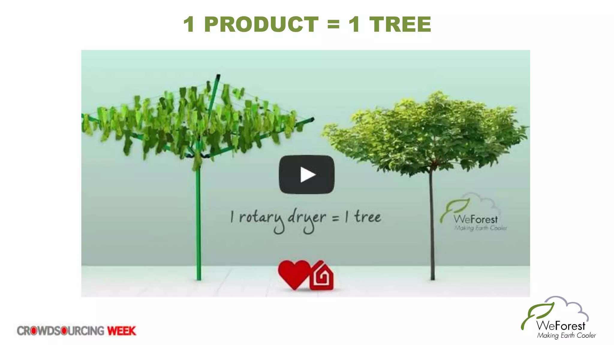 1 PRODUCT = 1 TREE
 