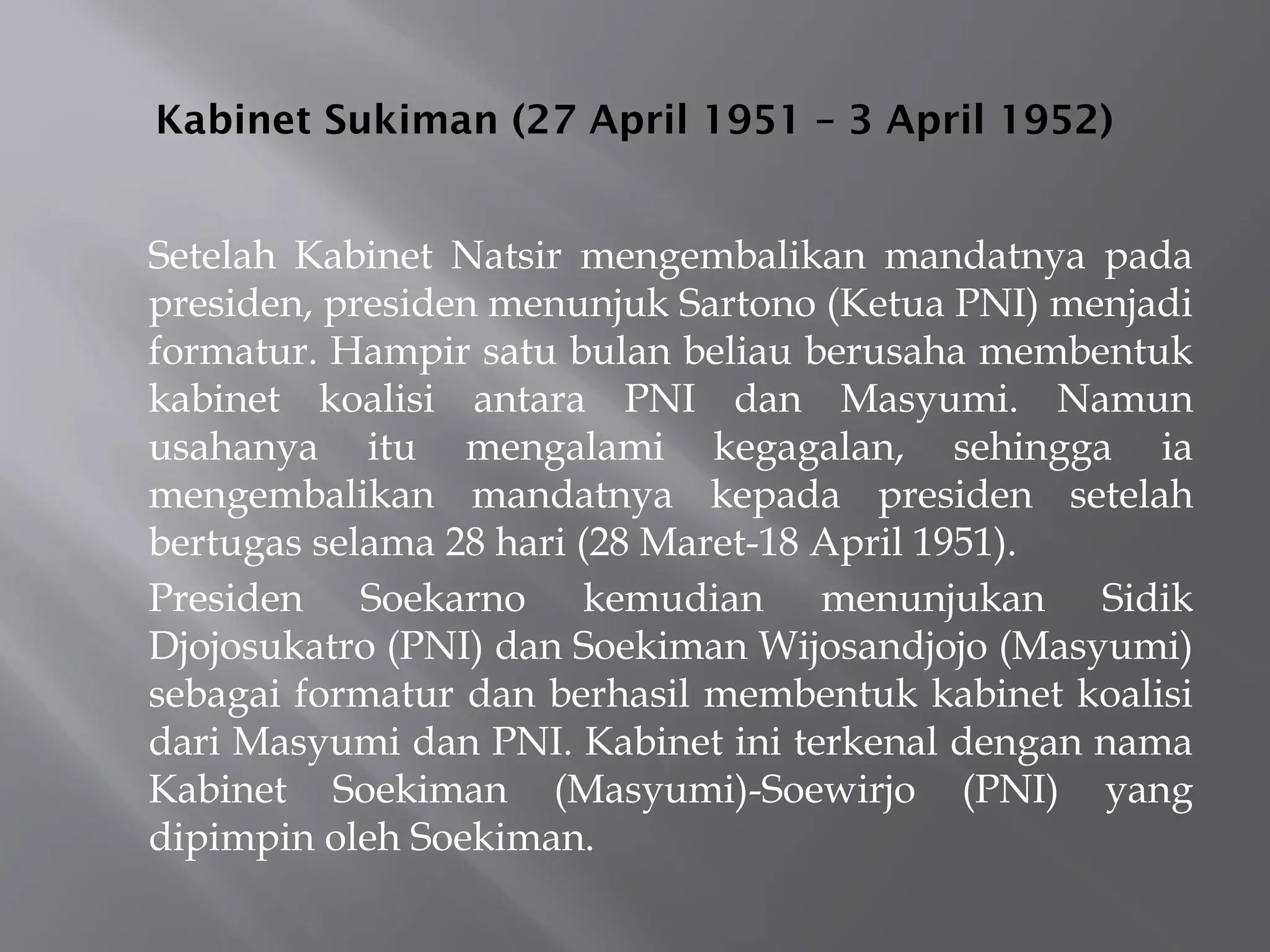7 KABINET INDONESIA PADA MASA DEMOKRASI LIBERAL (.pptx