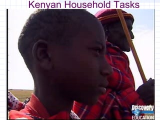 Kenyan Household Tasks
 