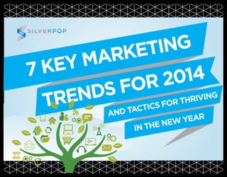 7 KEY MARKETING
TRENDS FOR 2014
AND TACTICS FOR THRIVING
IN THE NEW YEAR
 