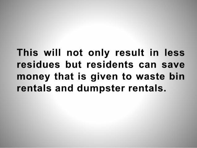 7 Key Objectives Of Waste Management