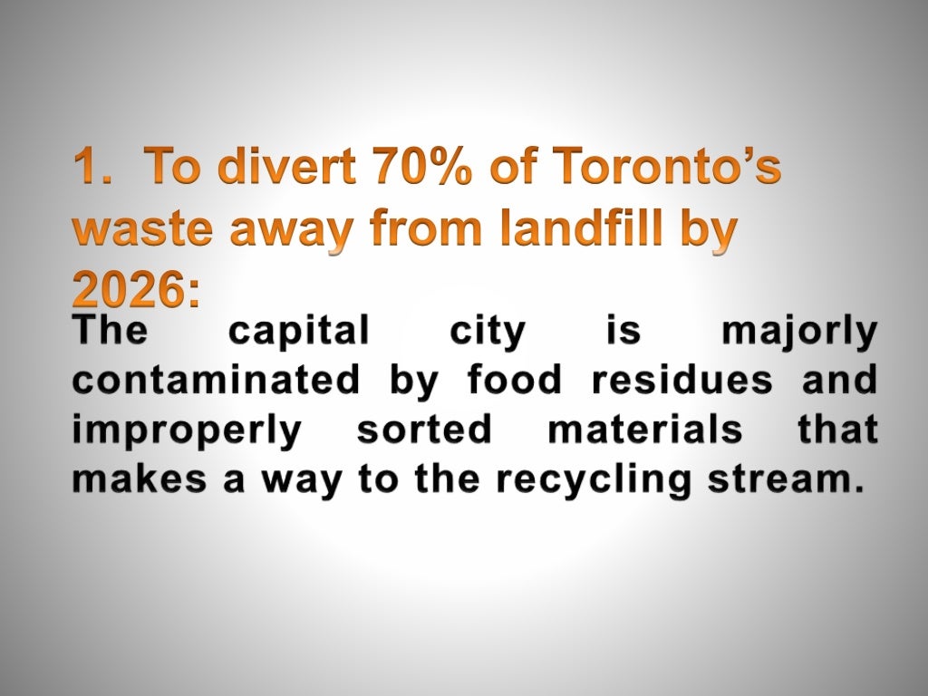 7 key objectives of waste management