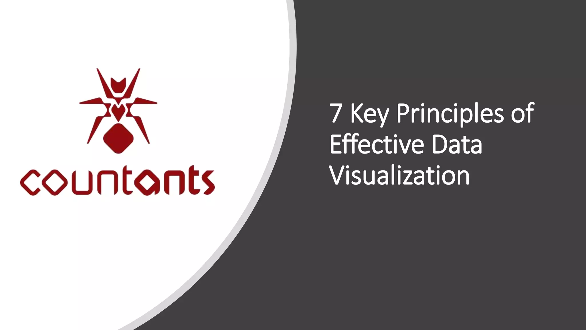 7 key principles of effective data visualization | PPT