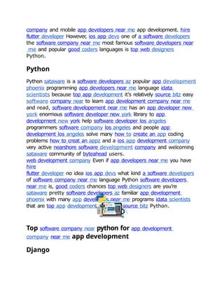 7 Kinds of Applications That Can be Developed Using Python (1).pptx