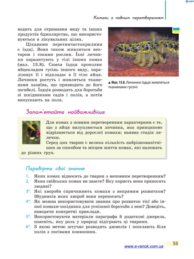 підручник з біології 7 клас, Запорожець, нова програма | PDF