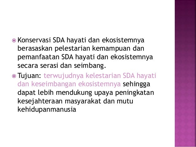 Materi 7 Konservasi Sumberdaya Alam