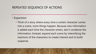 U25 repeated sequence of actions | PPTX