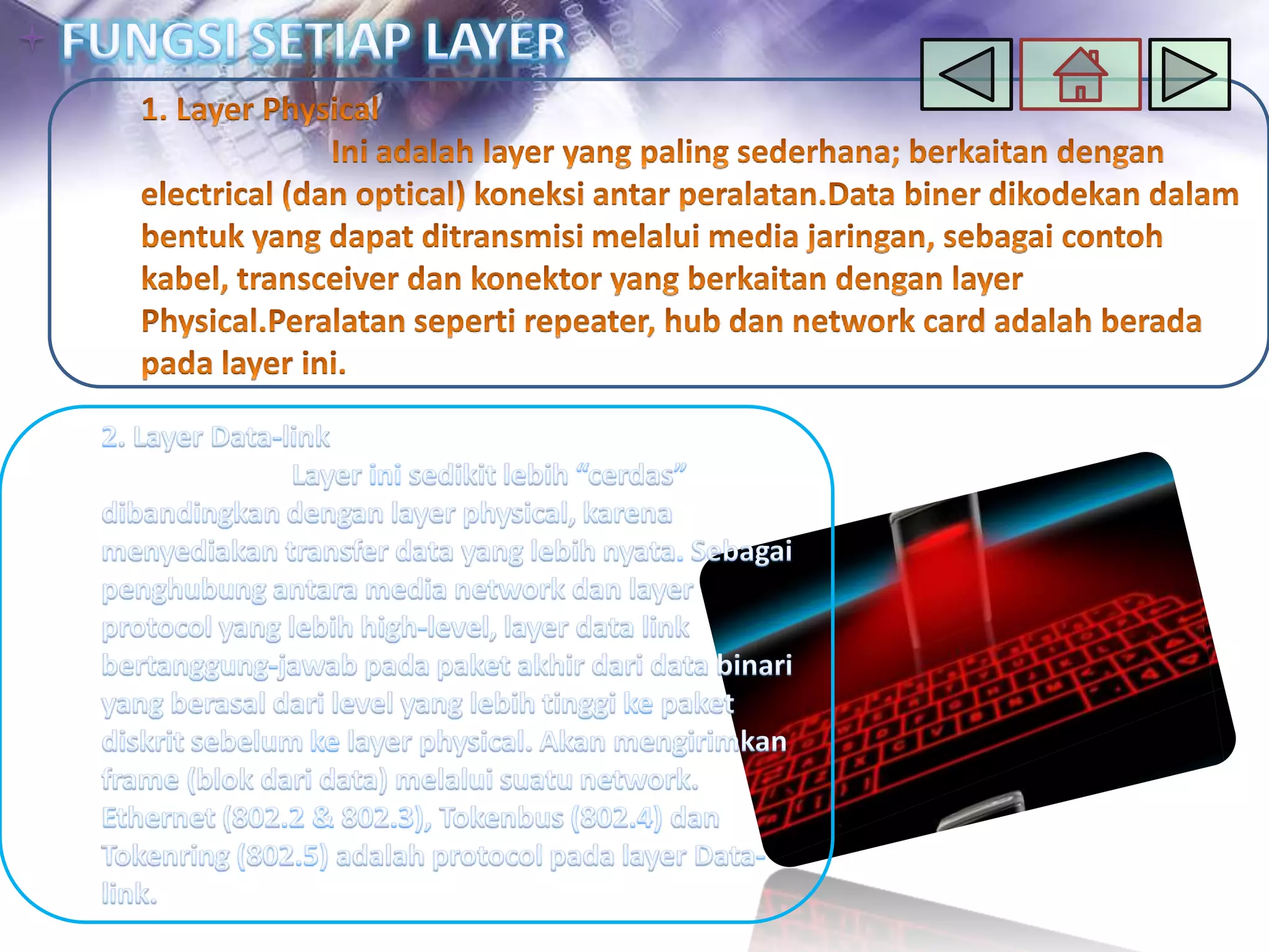 7 Layer Dalam Network Ppt