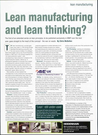 7 lean manufacturing &amp; lean thinking
