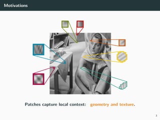 Patch Model Examples IVR - Chapter 7 - Patch models and dictionary learning | PDF