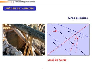ANÁLISIS DE LA IMAGEN Línea de interés Línea de fuerza 