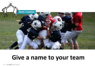65 |
Give a name to your team
Team creation
 