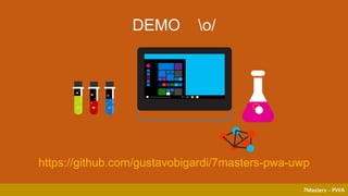 7Masters - PWA
DEMO o/
https://github.com/gustavobigardi/7masters-pwa-uwp
 