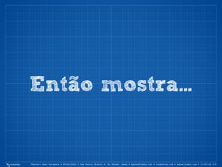 OpenEnergyMonitor
7Masters Open Hardware • 29/05/2014 • São Paulo, Brasil • By Manoel Lemos • manoel@lemos.net • fazedores.com • manoellemos.com • CC-BY-SA 3.0
http://openenergymonitor.org/
 