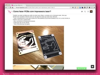 Crie, Construa e
Compartilhe
7Masters Open Hardware • 29/05/2014 • São Paulo, Brasil • By Manoel Lemos • manoel@lemos.net • fazedores.com • manoellemos.com • CC-BY-SA 3.0
https://github.com/mlemos/energy-monitor-cpbr7
 