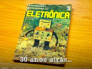 20 anos atrás…
7Masters Open Hardware • 29/05/2014 • São Paulo, Brasil • By Manoel Lemos • manoel@lemos.net • fazedores.com • manoellemos.com • CC-BY-SA 3.0
 