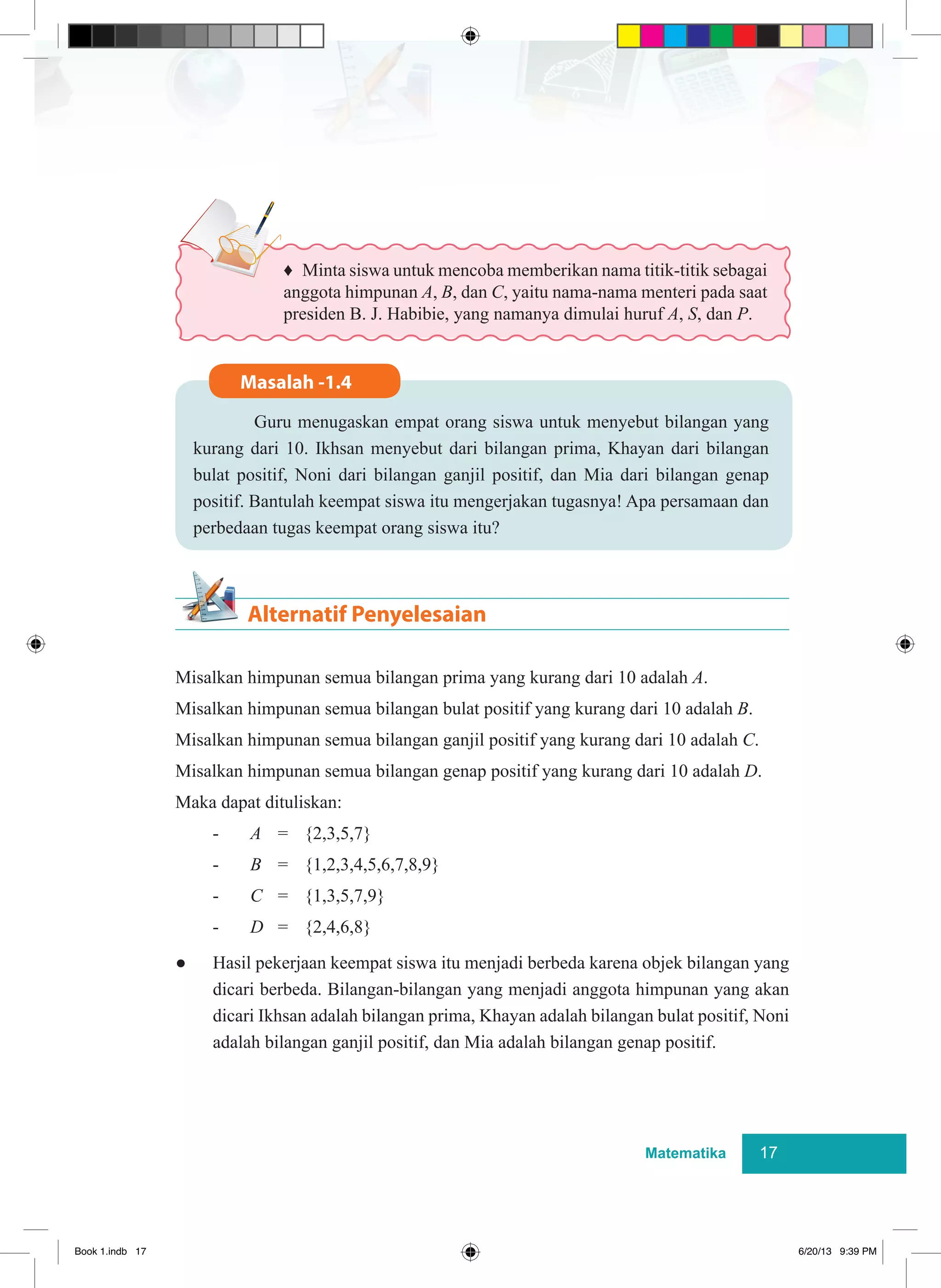 buku bse matematika smp kelas 7 | PDF