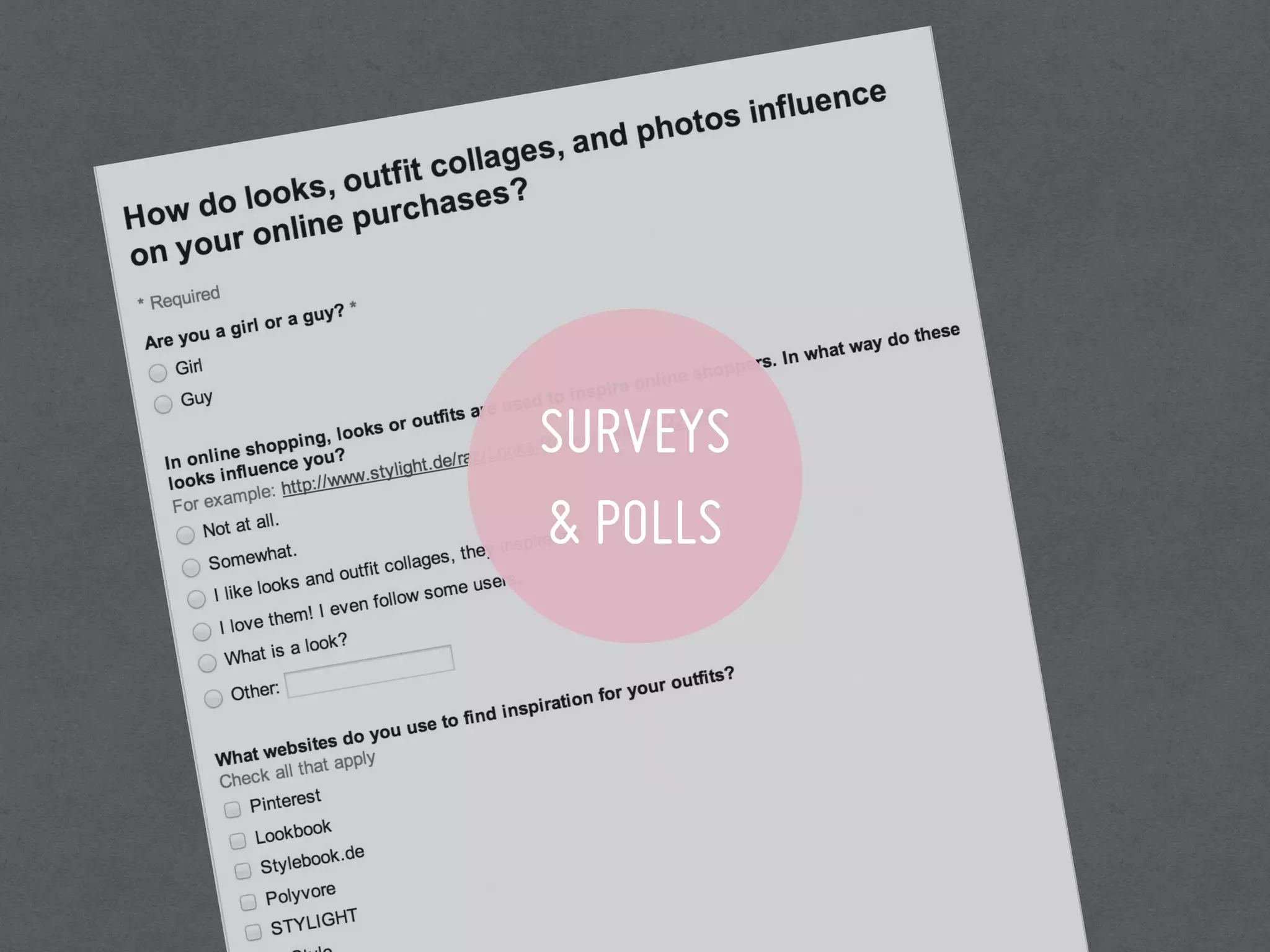 SURVEYS
& POLLS
 