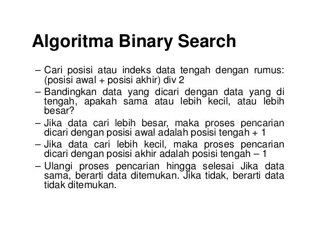 7 Metode Pencarian Data Array
