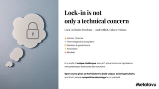A business case for open source: From lock-in to value.pdf