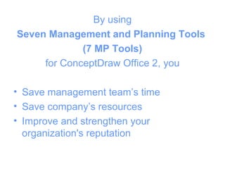 Seven Management and Planning Tools | PPT