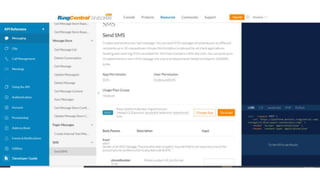 Ring central messaging api