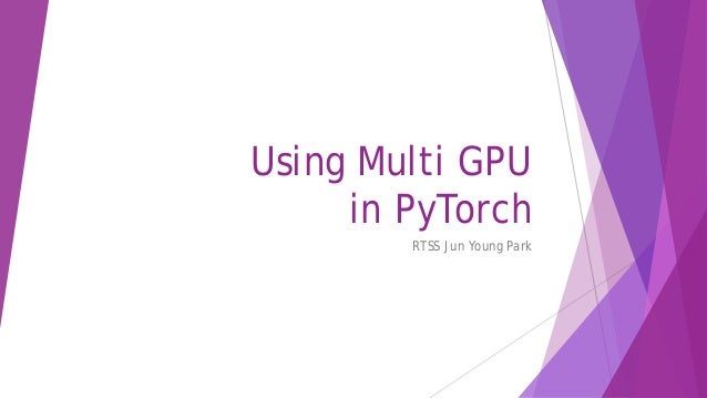 pytorch how to use gpu