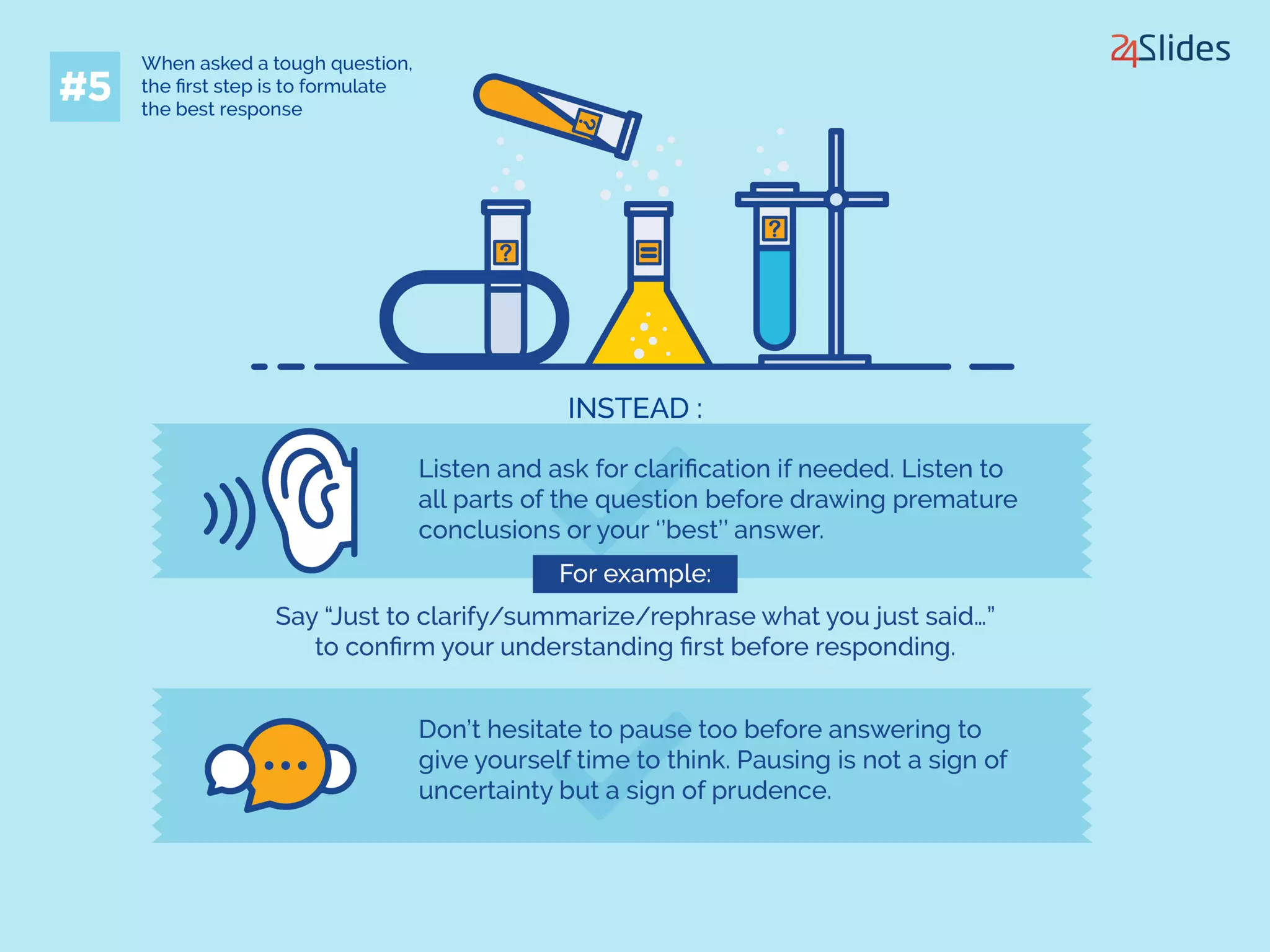 7 Myths When Answering Tough Questions During Presentations