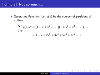Partitions | PDF