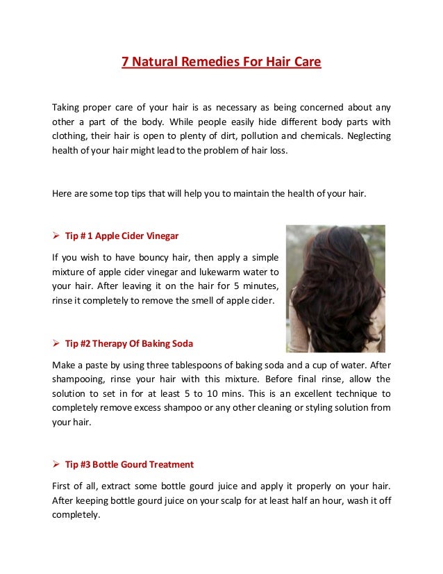 7 Natural Remedies For Hair Care