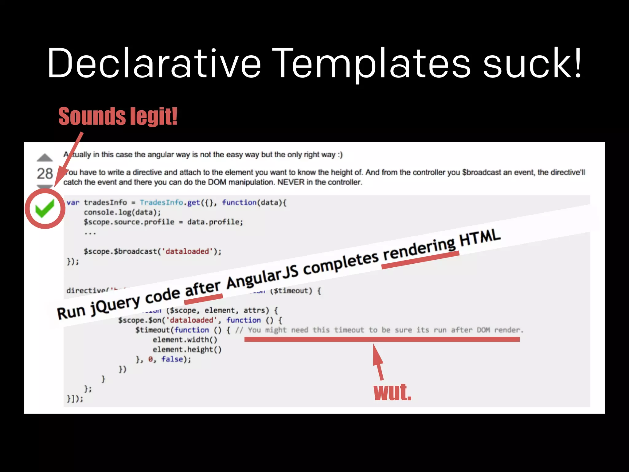 Declarative Templates suck! 
wut. 
Sounds legit! 
 