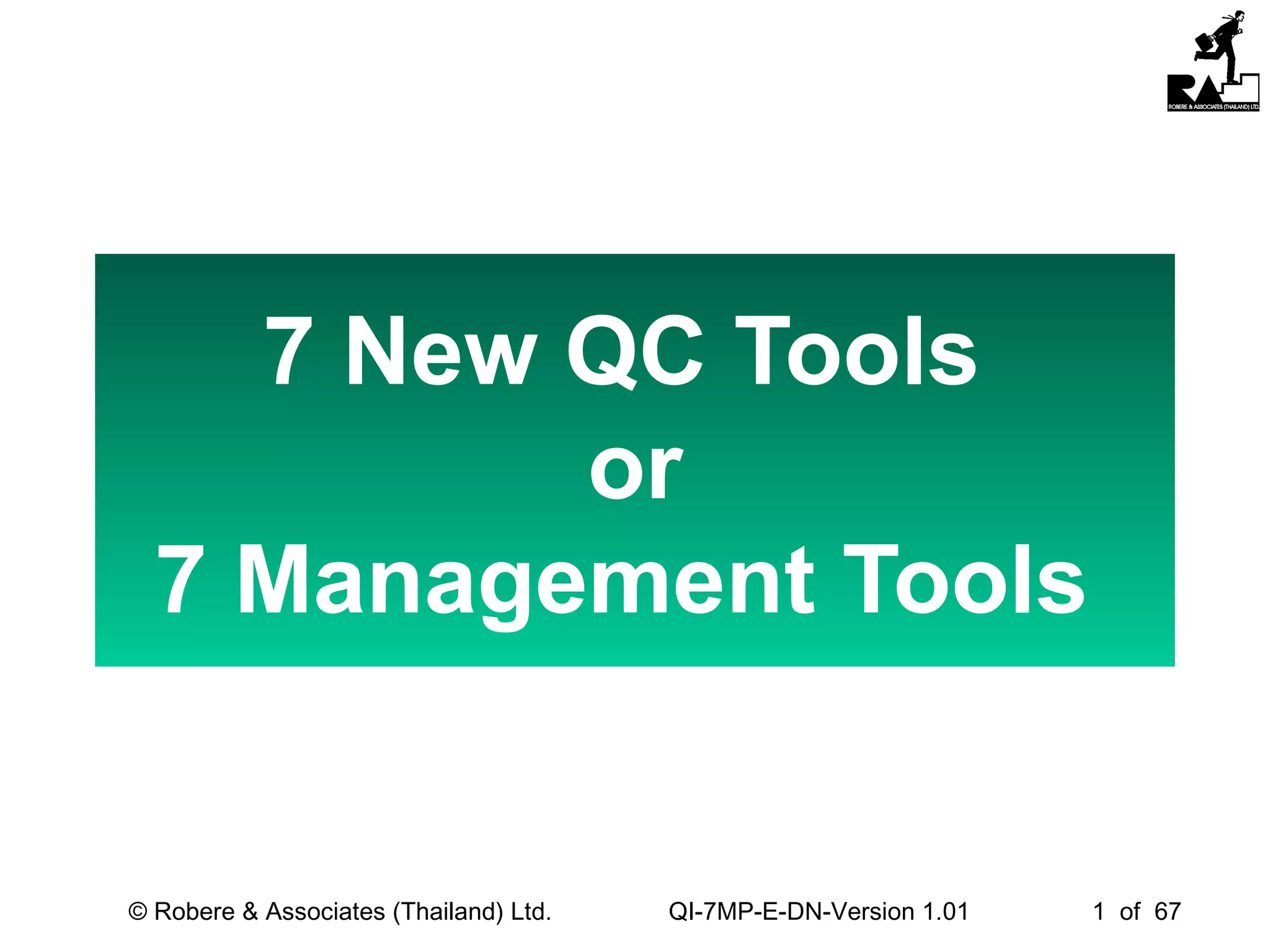 7 new qc tools | PPT