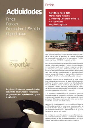 Revista de la Fundación Exportar #7