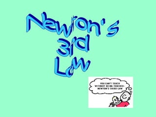 Newton's  3rd  Law 