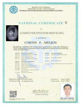 Tesda license_nc_ii_css_computer_systems_servicing