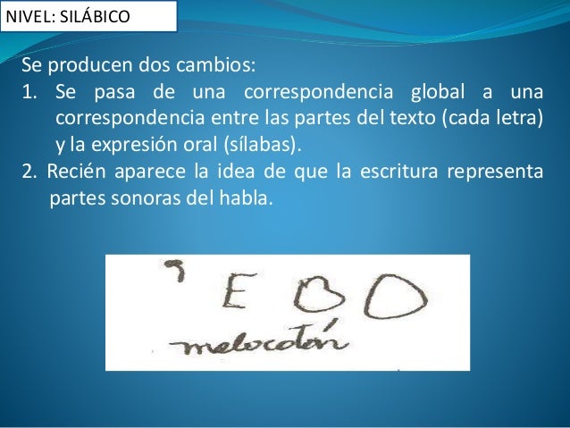 7 niveles de lecto escritura