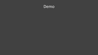 Demo
 