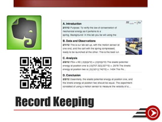 Record Keeping
 