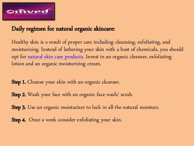 A User’s Guide to Natural Organic Skin Care