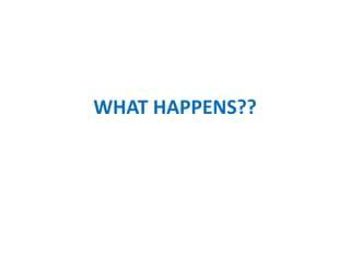 WHAT HAPPENS??
 