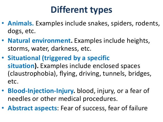 phobias common different & Phobia Fears