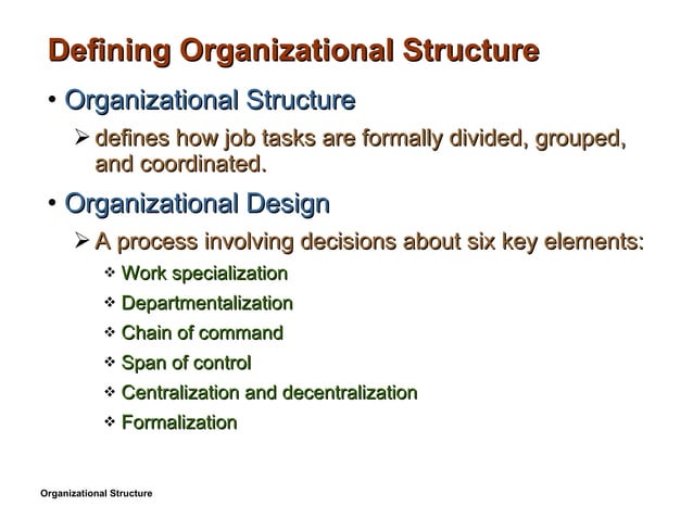 7 Organizational Structure Deepak Agrawal
