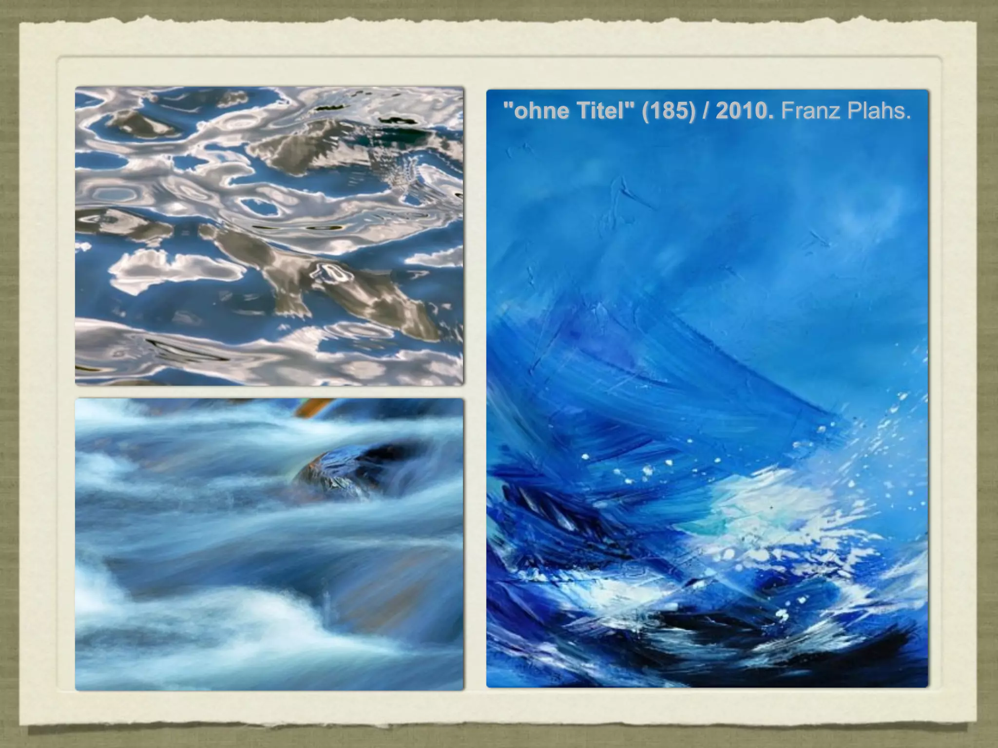 "ohne Titel" (185) / 2010. Franz Plahs.
 