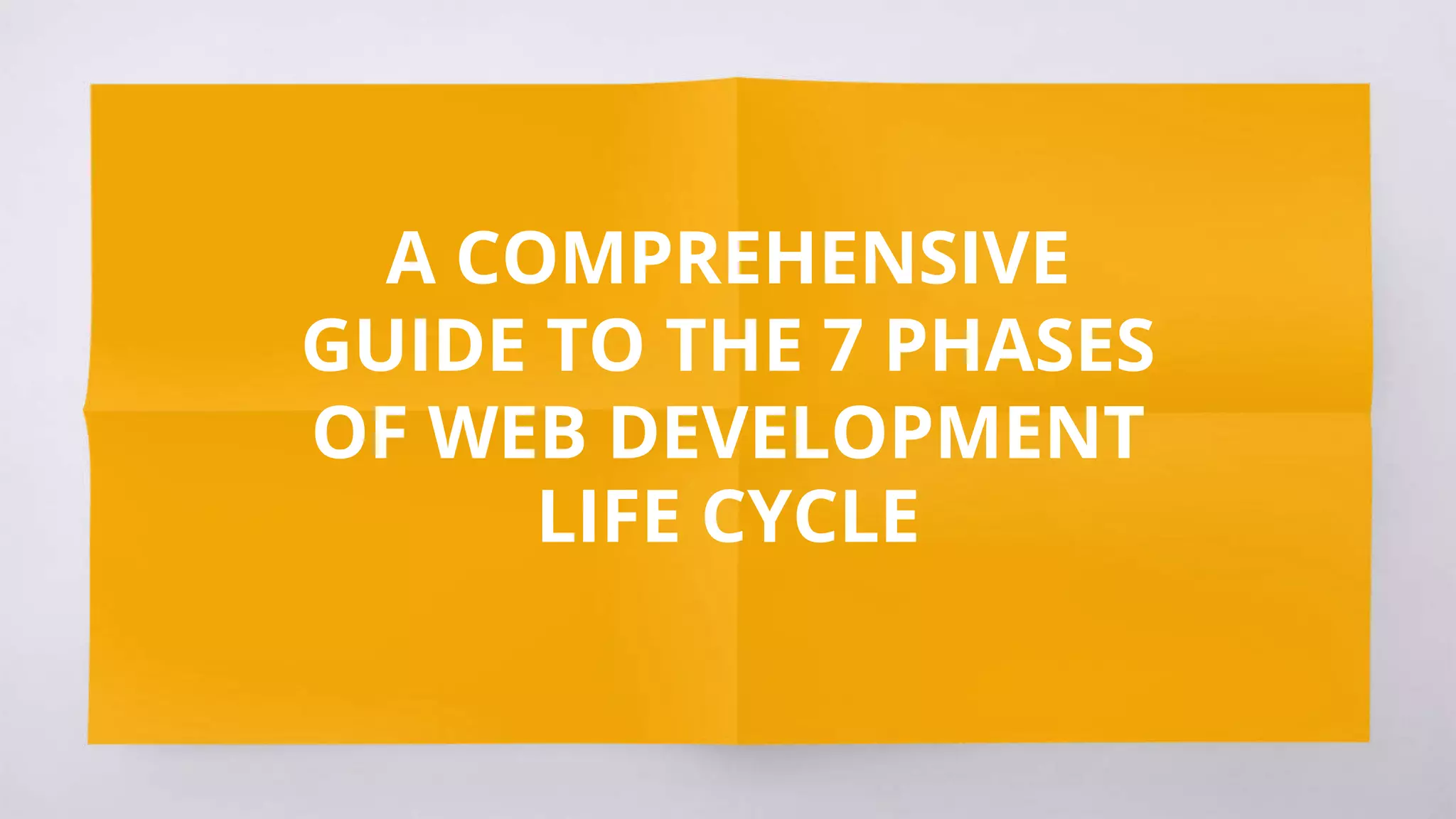 7 phases of web development. | PPTX