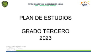 7 PLAN DE ESTUDIOS 2023 GRADO TERCERO.pdf
