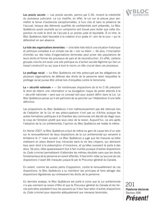 2008 Bloc Quebecois Platform Ch. 6