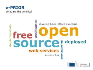 e-PRIOR
What are the benefits?




                             assistance   open
                                        ...