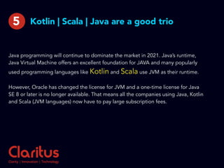 7 Predictions about Software Development trends in 2021