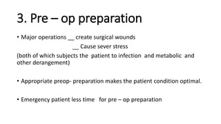 7 pre op and post op care 1 | PPTX