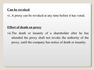 7 presentation meetings proxy and quorum etc 27[1].12.2007 2 | PPT